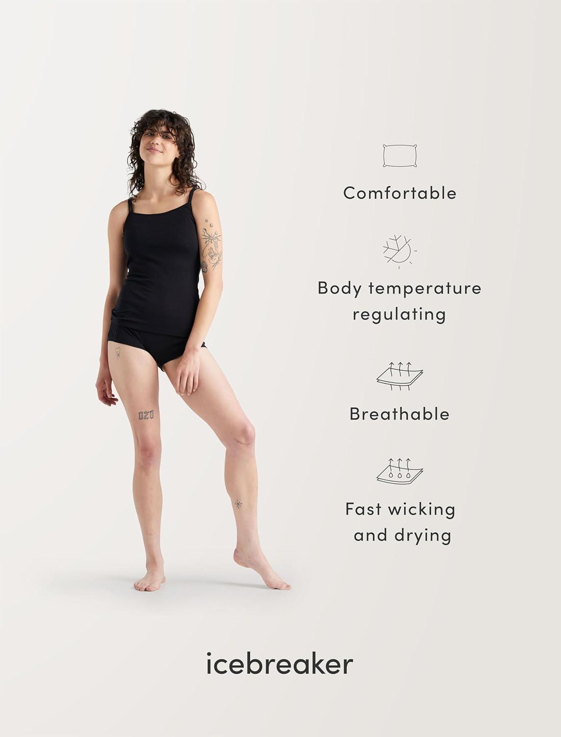 image:imageIcebreaker Womens Merino Siren TankPraline