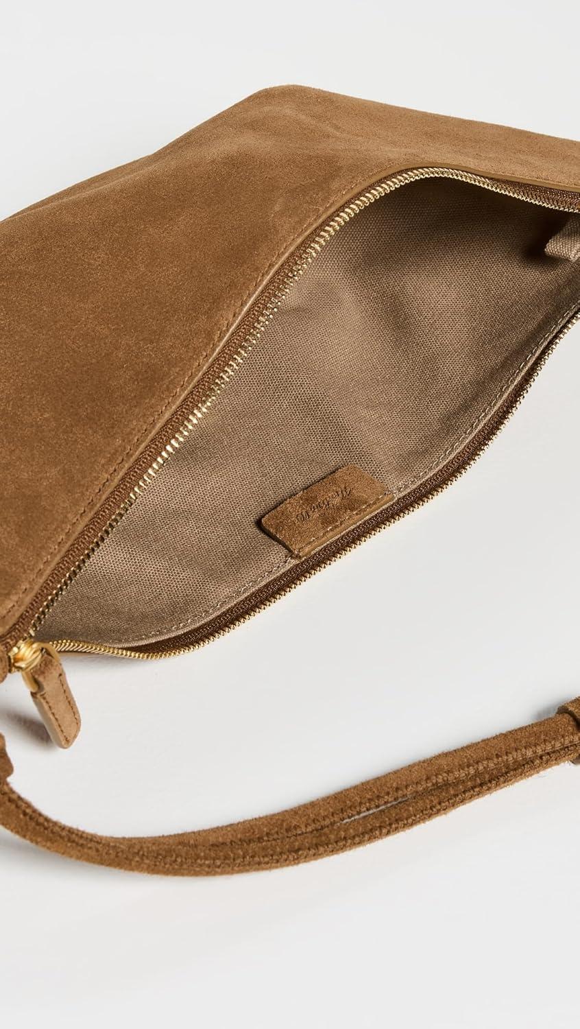 image:imageMadewell Womens Suede Bolo Shoulder BagAged Cognac