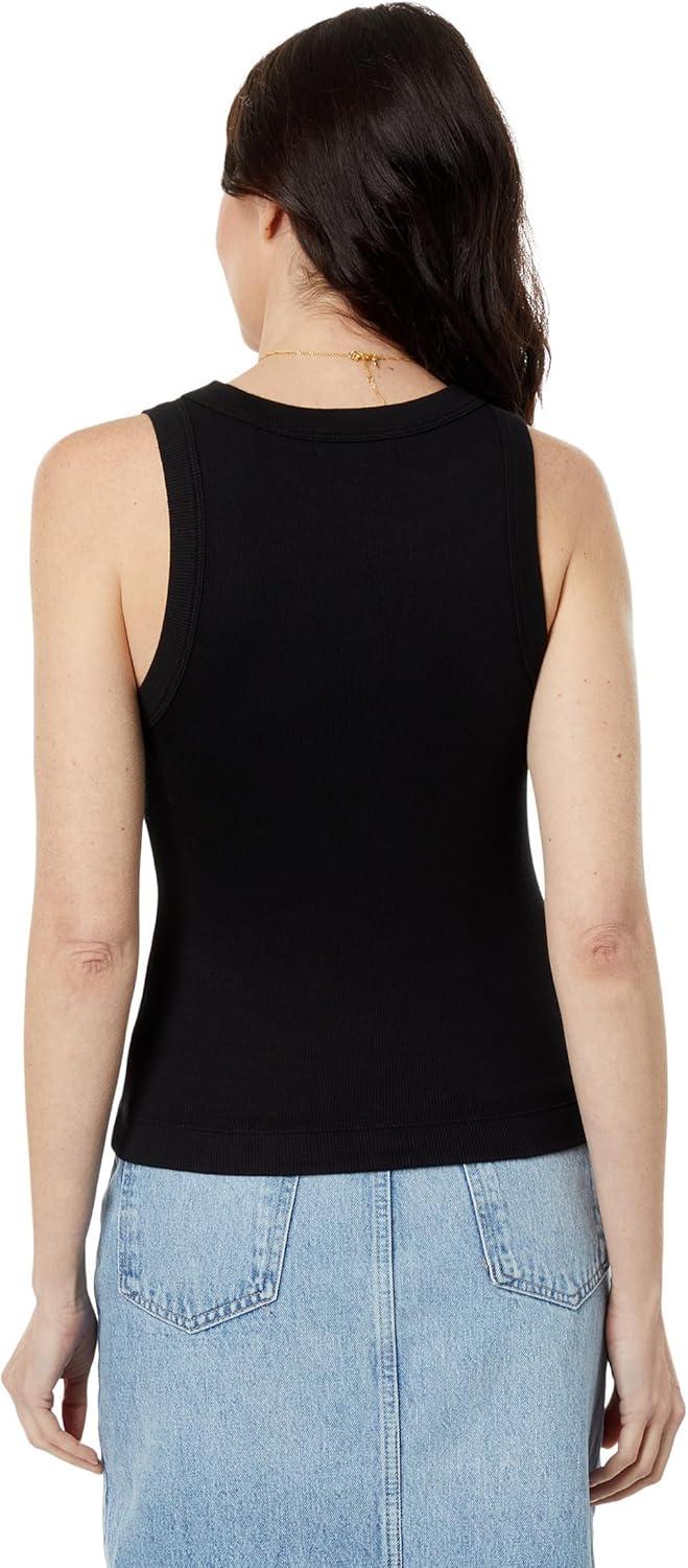 image:imageMichael Stars Womens Gina Wide Binding Crop TankBlack