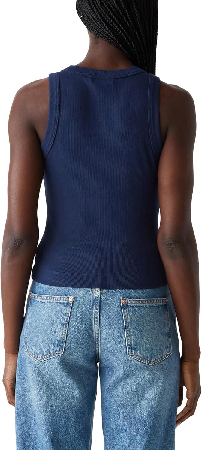 image:imageMichael Stars Womens Gina Wide Binding Crop TankNocturnal