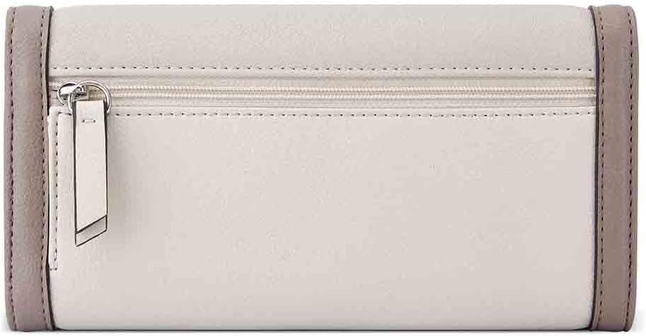 image:imageNine West Womens Zuri Slg Check Sec WalletCement Multi