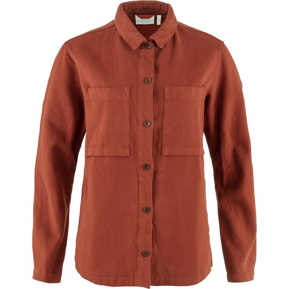 image:imageFjllrven Womens Singi Flannel Overshirt WAutumn Leaf