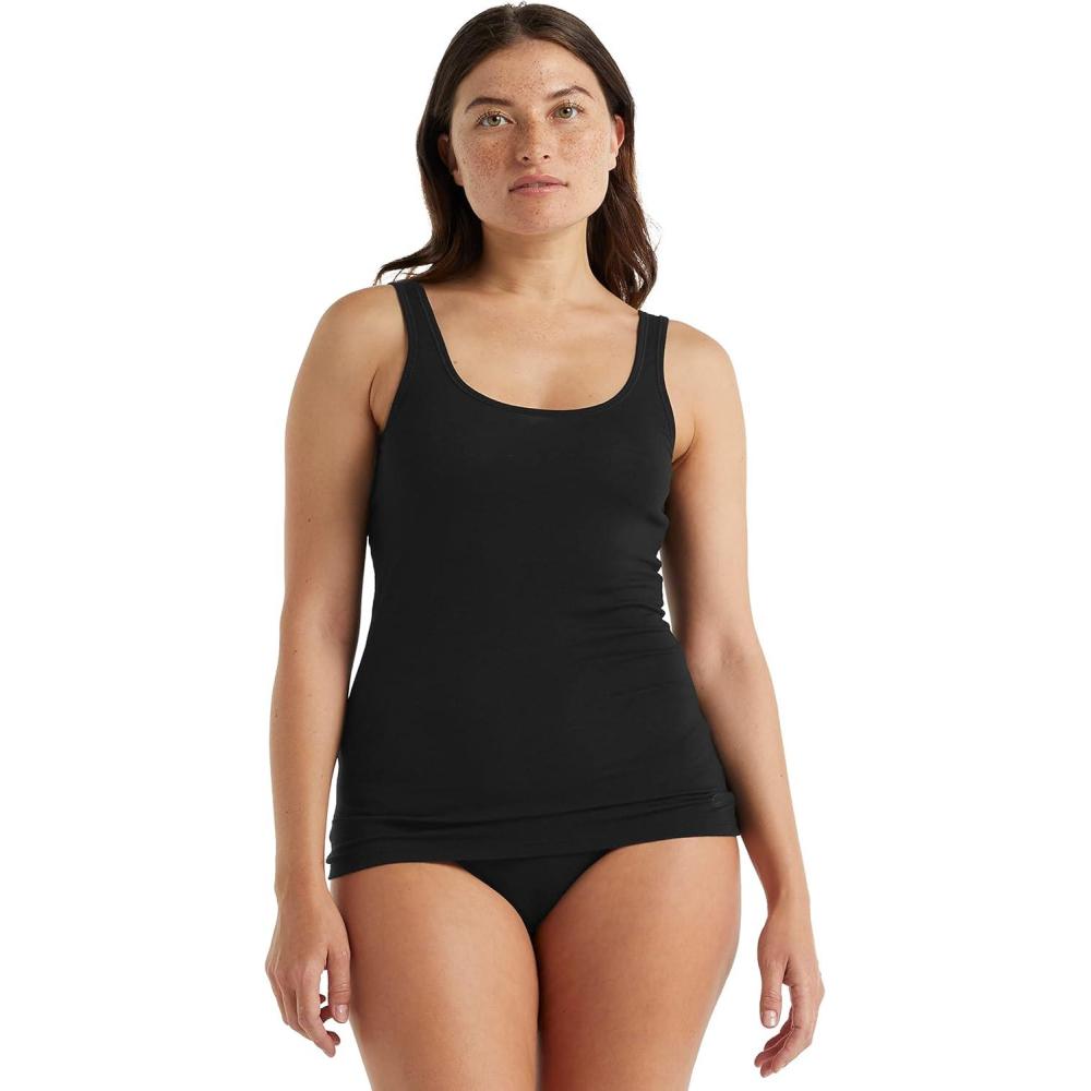 image:imageIcebreaker Womens Merino Siren TankBlack