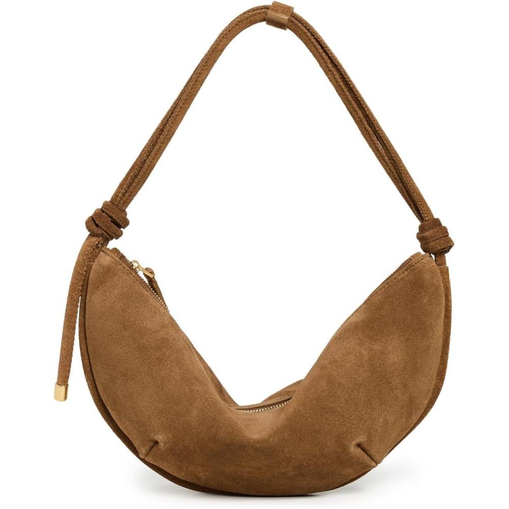 image:imageMadewell Womens Suede Bolo Shoulder BagAged Cognac