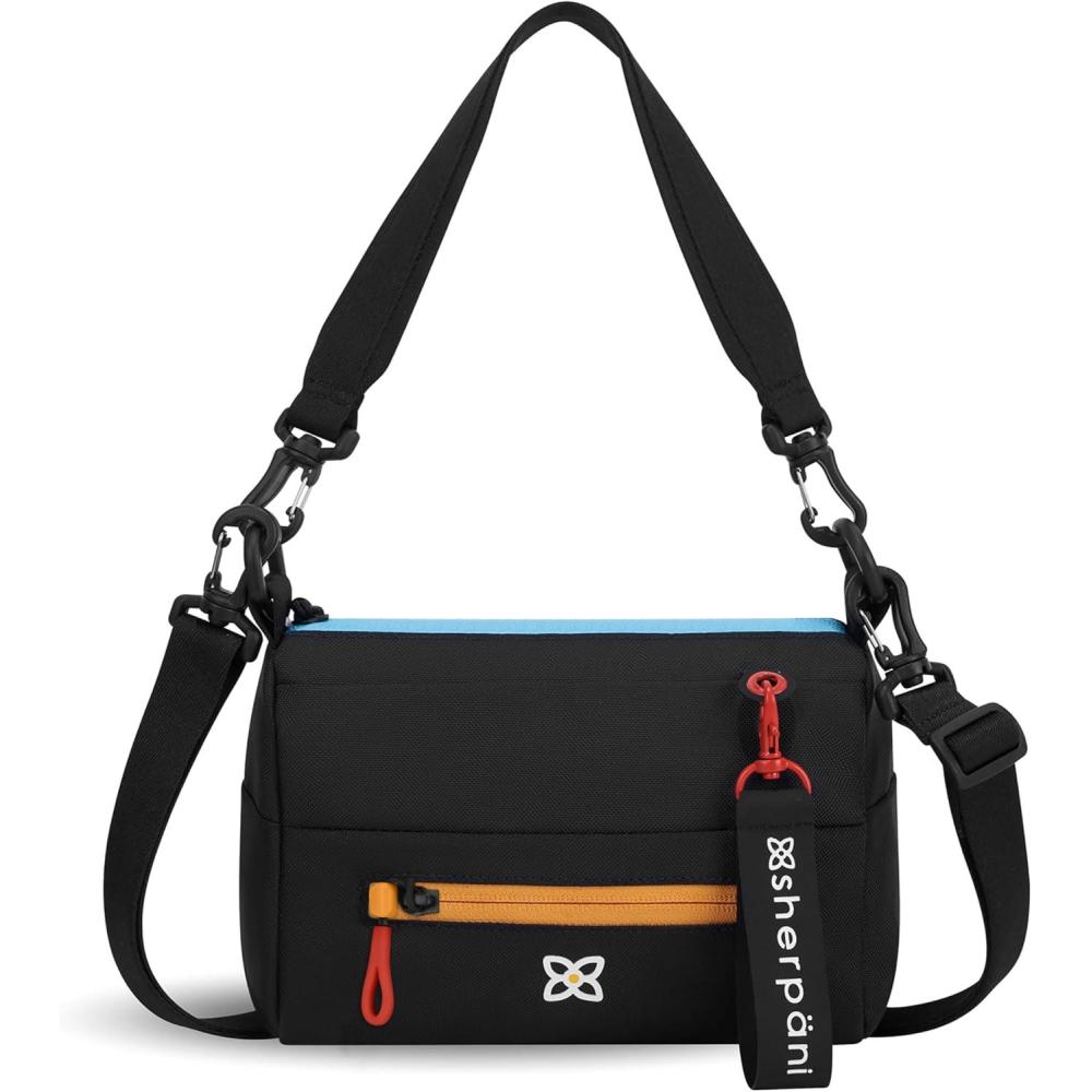 image:imageSherpani Skye Small Crossbody Purse Nylon Crossbody Bag Lightweight Cross Body Purses for Women RFID ProtectionChromatic  Heritage