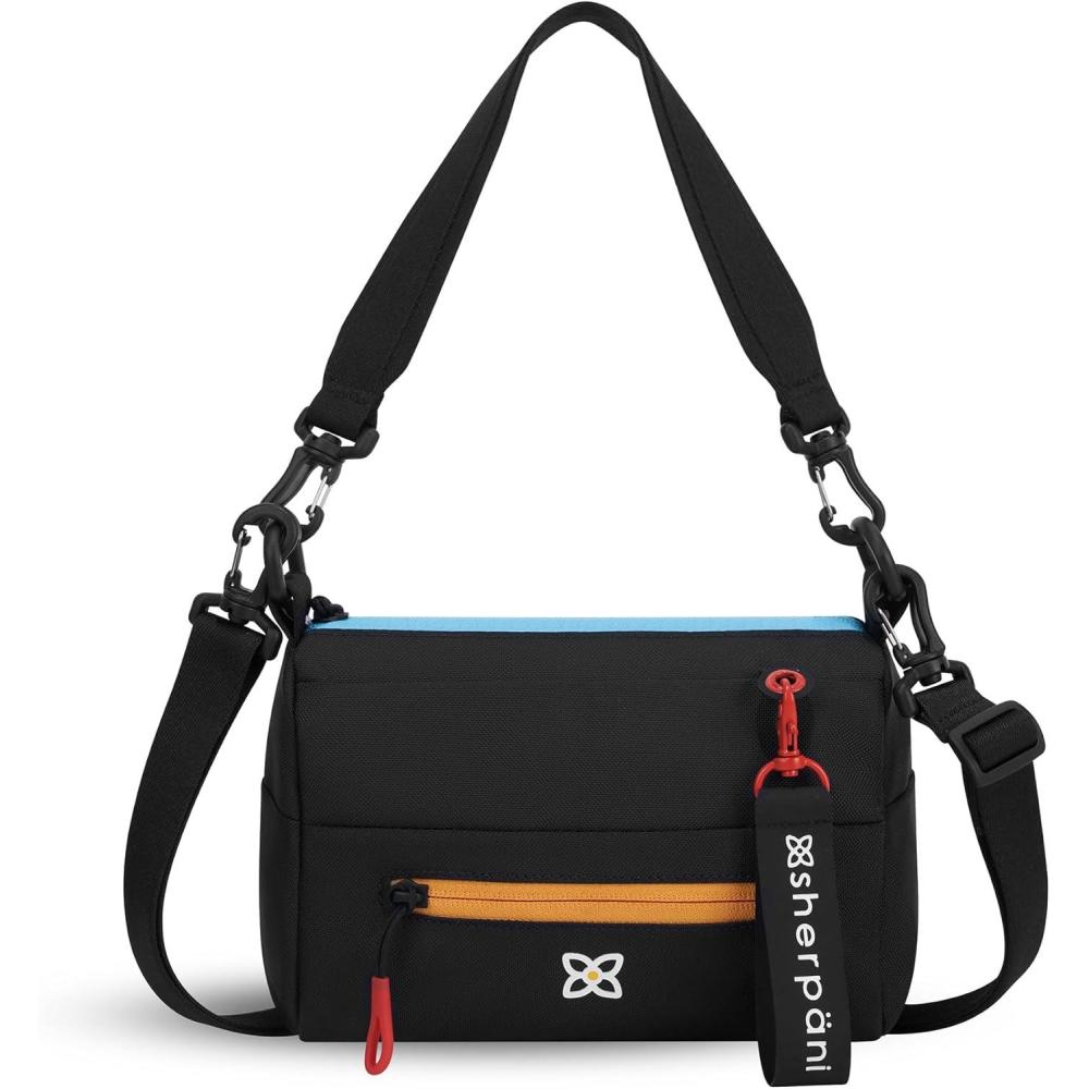 image:imageSherpani Skye Small Crossbody Purse Nylon Crossbody Bag Lightweight Cross Body Purses for Women RFID ProtectionChromatic Classic