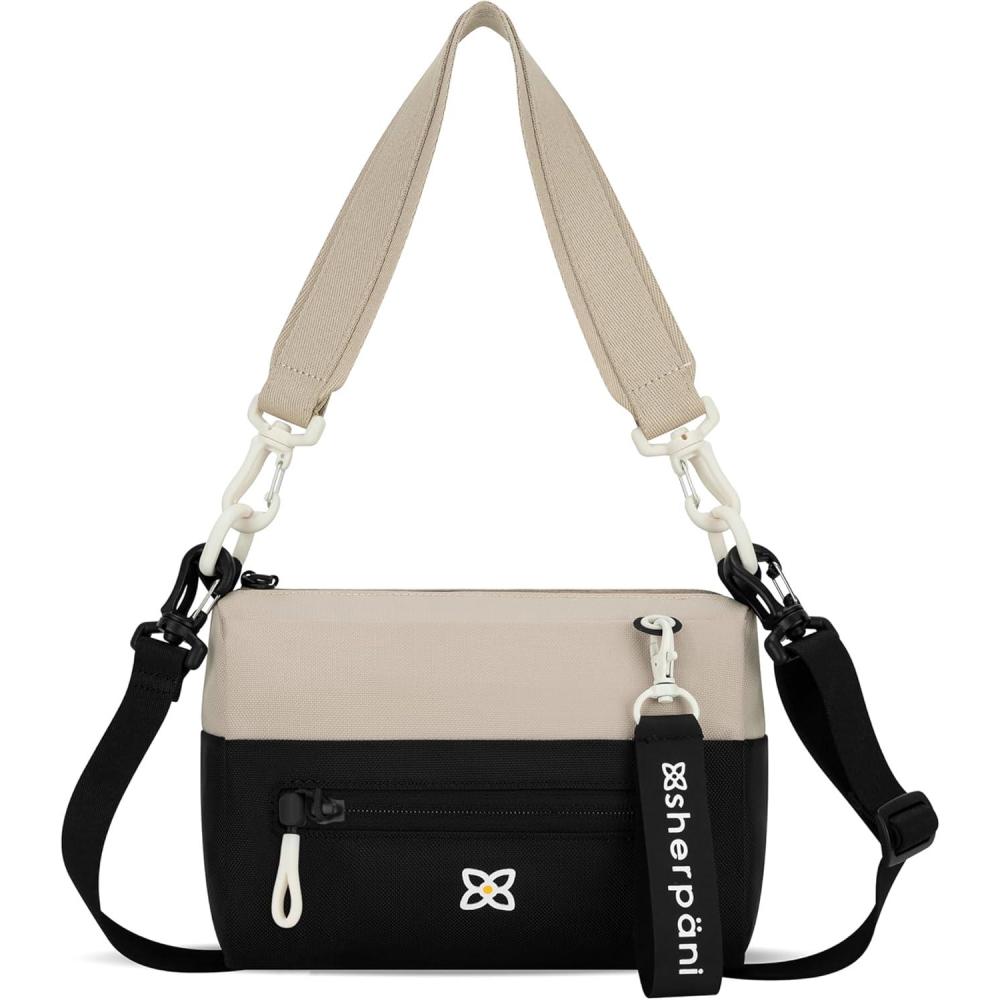 image:imageSherpani Skye Small Crossbody Purse Nylon Crossbody Bag Lightweight Cross Body Purses for Women RFID ProtectionCon Leche