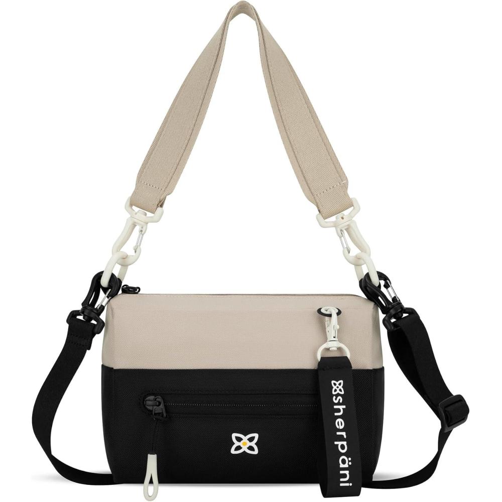 image:imageSherpani Skye Small Crossbody Purse Nylon Crossbody Bag Lightweight Cross Body Purses for Women RFID ProtectionCon Leche Classic