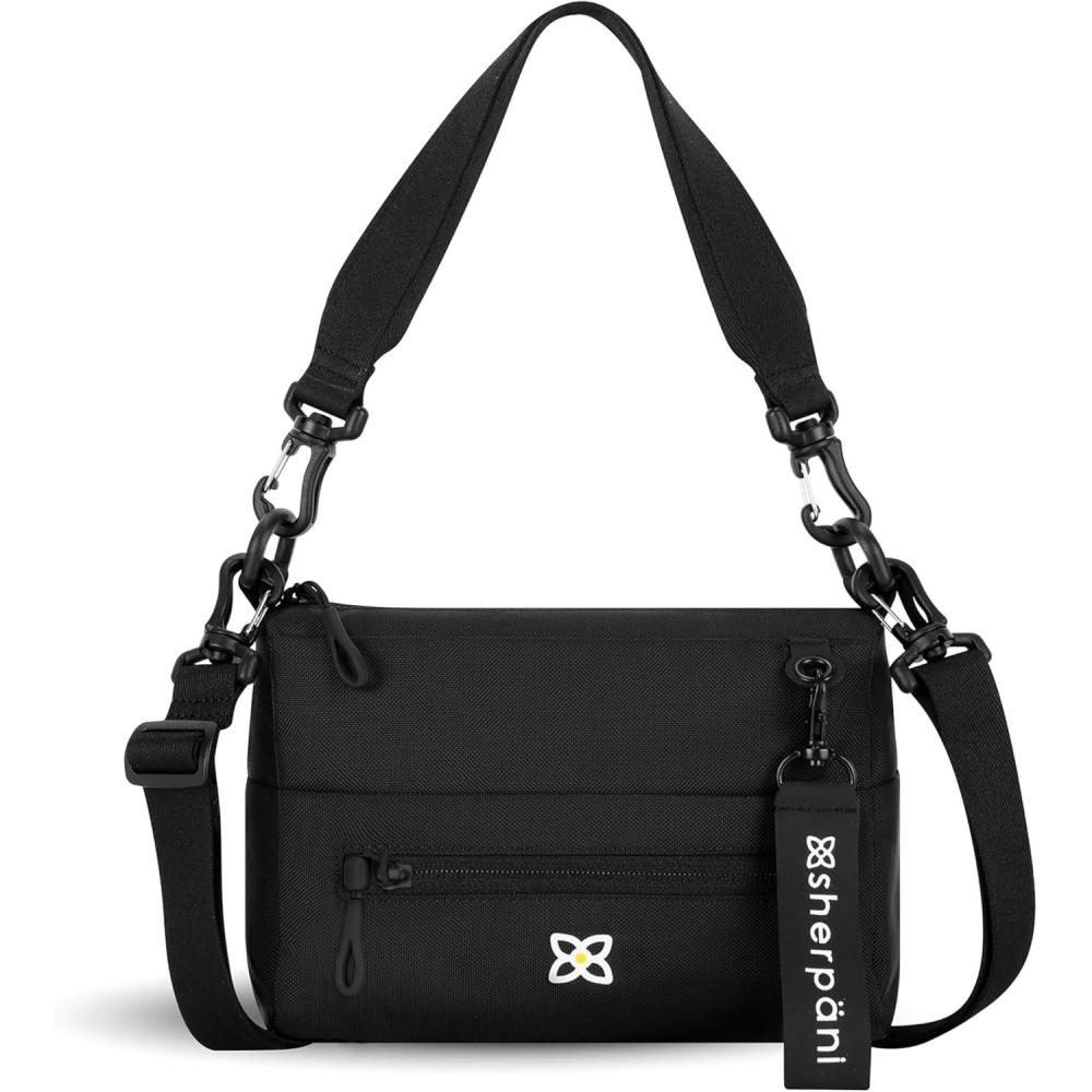 image:imageSherpani Skye Small Crossbody Purse Nylon Crossbody Bag Lightweight Cross Body Purses for Women RFID ProtectionRaven  Heritage