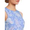 Lilly Pulitzer Women’s Candia Active Bra Tank Up(Sunwashed Blue Citrus Crush)