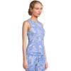 Lilly Pulitzer Women’s Candia Active Bra Tank Up(Sunwashed Blue Citrus Crush)