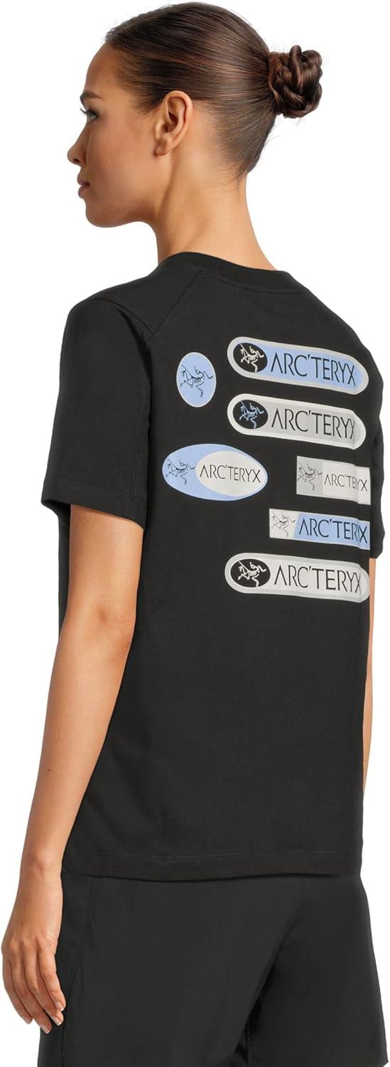 image:imageArcteryx Womens Kragg Cotton Sticker Crew Short SleeveBlackGlacial