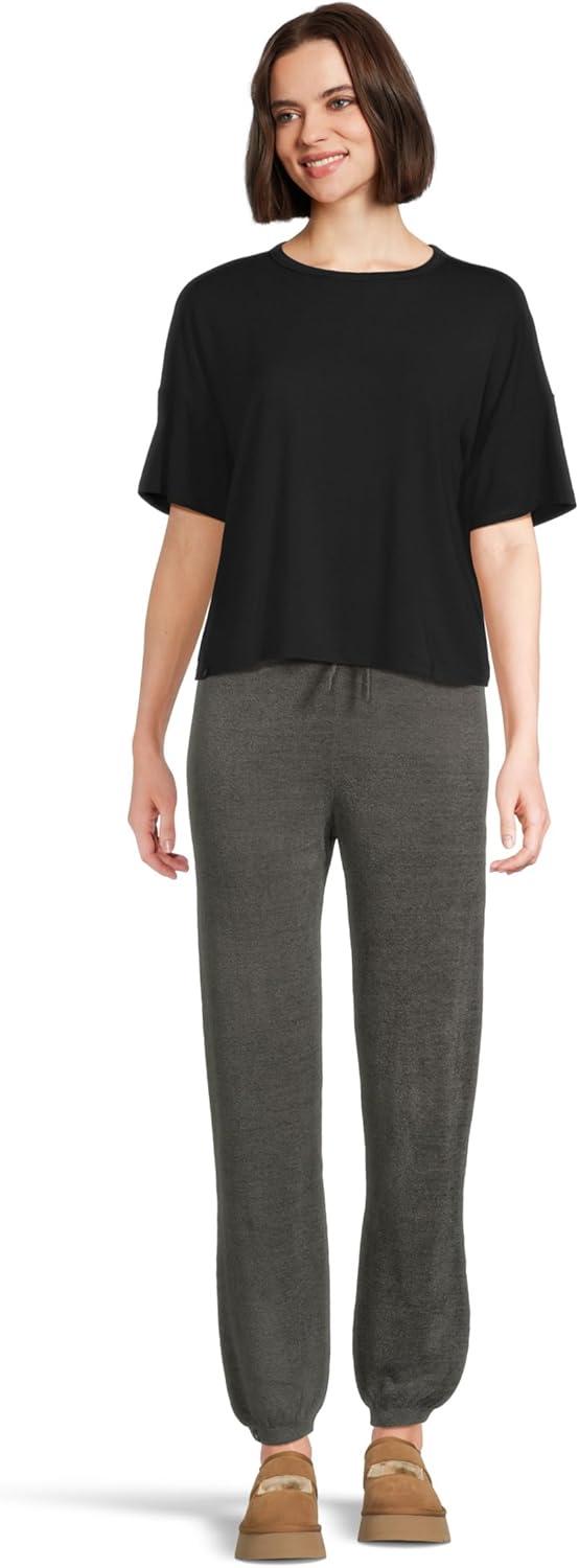 image:imageBarefoot Dreams Womens Bamboo Jersey Short Sleeve Boxy TeeBlack