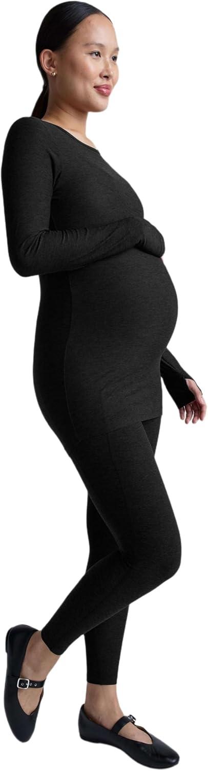 image:imageBeyond Yoga Womens Featherweight Count On Me Maternity Crew PulloverDarkest Night
