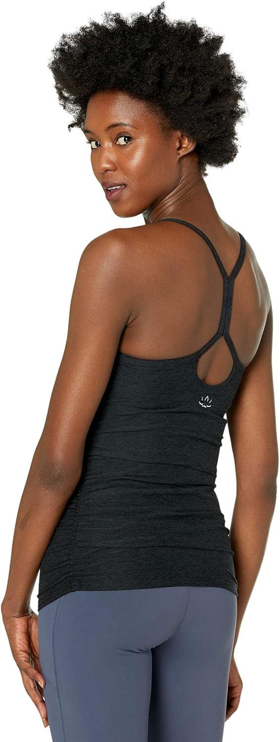 image:imageBeyond Yoga Womens Spacedye Keep Your Cool Maternity Slim Racerback TankDarkest Night