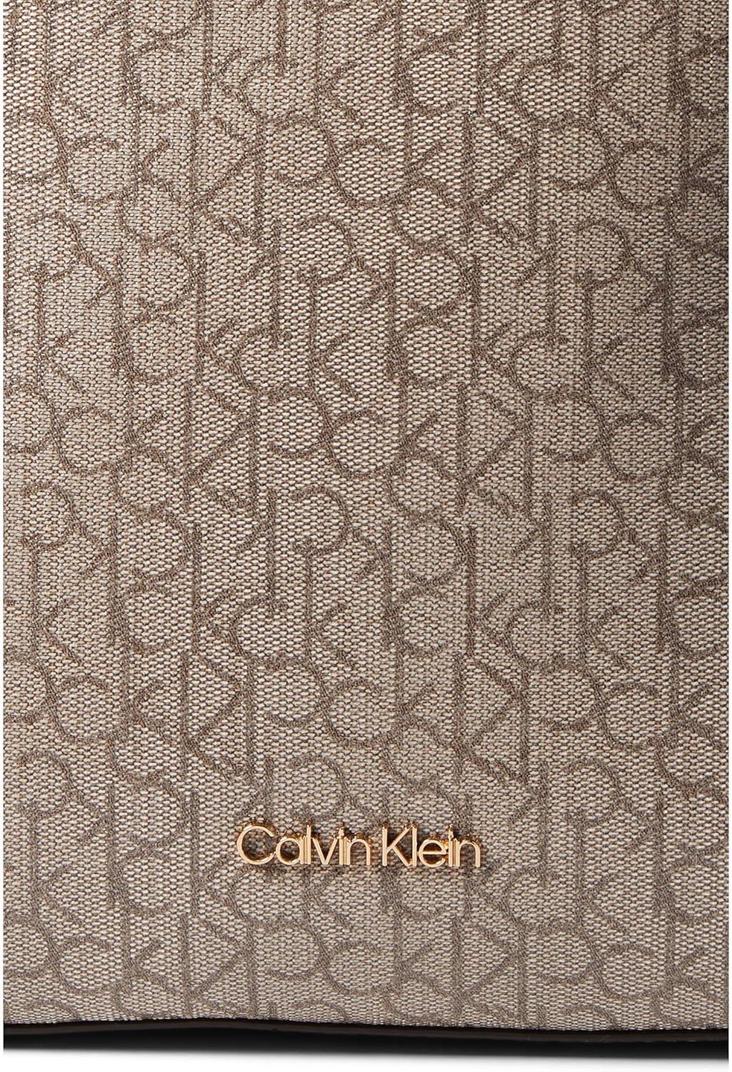 image:imageCalvin Klein Finley ToteMini Tx AlmondTaupeBrunette