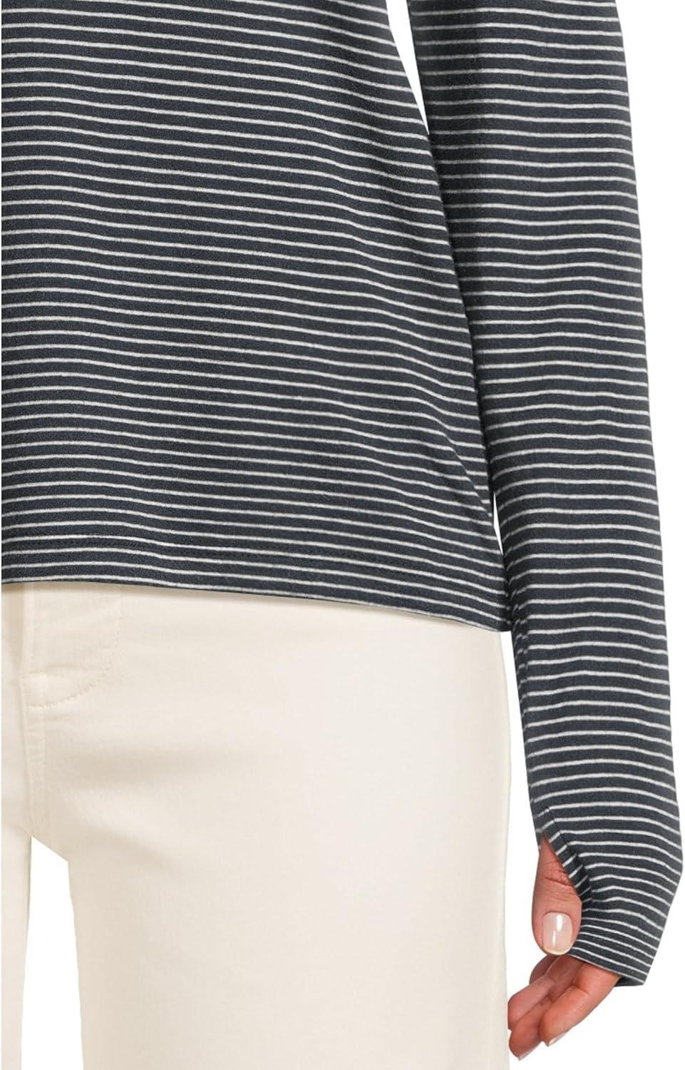 image:imageFaherty Womens Feather Cloud Layering T NeckCream Eclipse