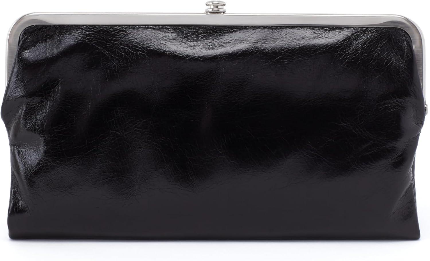 image:imageHOBO Lauren Leather Clutch Wallet for WomenBlack