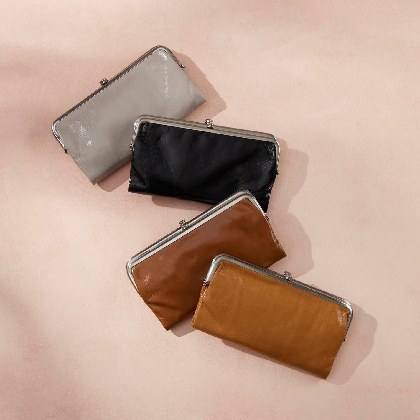 image:imageHOBO Lauren Leather Clutch Wallet for WomenBlack