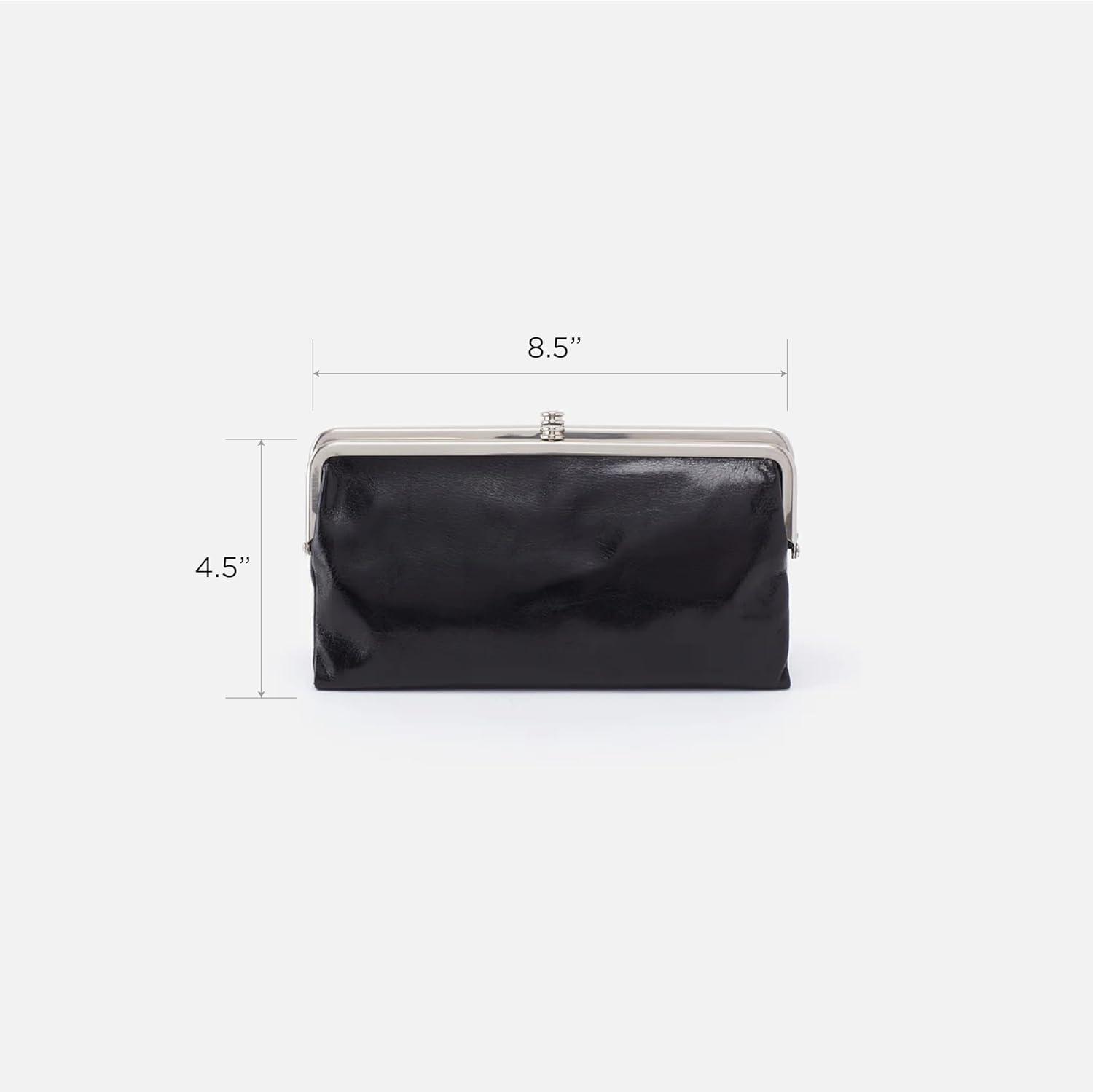 image:imageHOBO Lauren Leather Clutch Wallet for WomenBlack