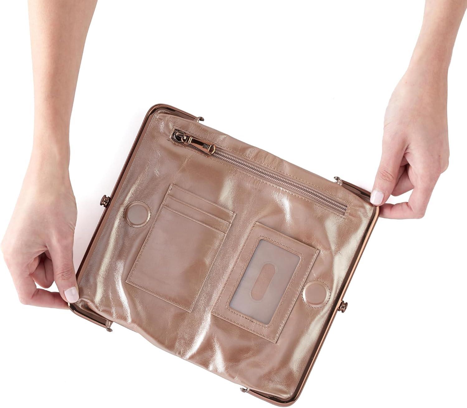 image:imageHOBO Lauren Leather Clutch Wallet for WomenFrosted Rose
