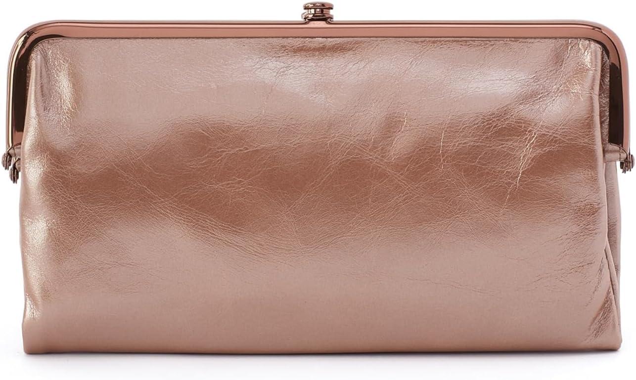 image:imageHOBO Lauren Leather Clutch Wallet for WomenFrosted Rose