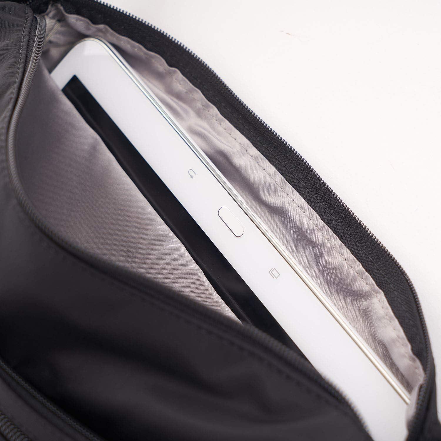 image:imageHedgren Womens Eye M Shoulder Bag Tablet Pocket RFID Blocking One SizeBlack