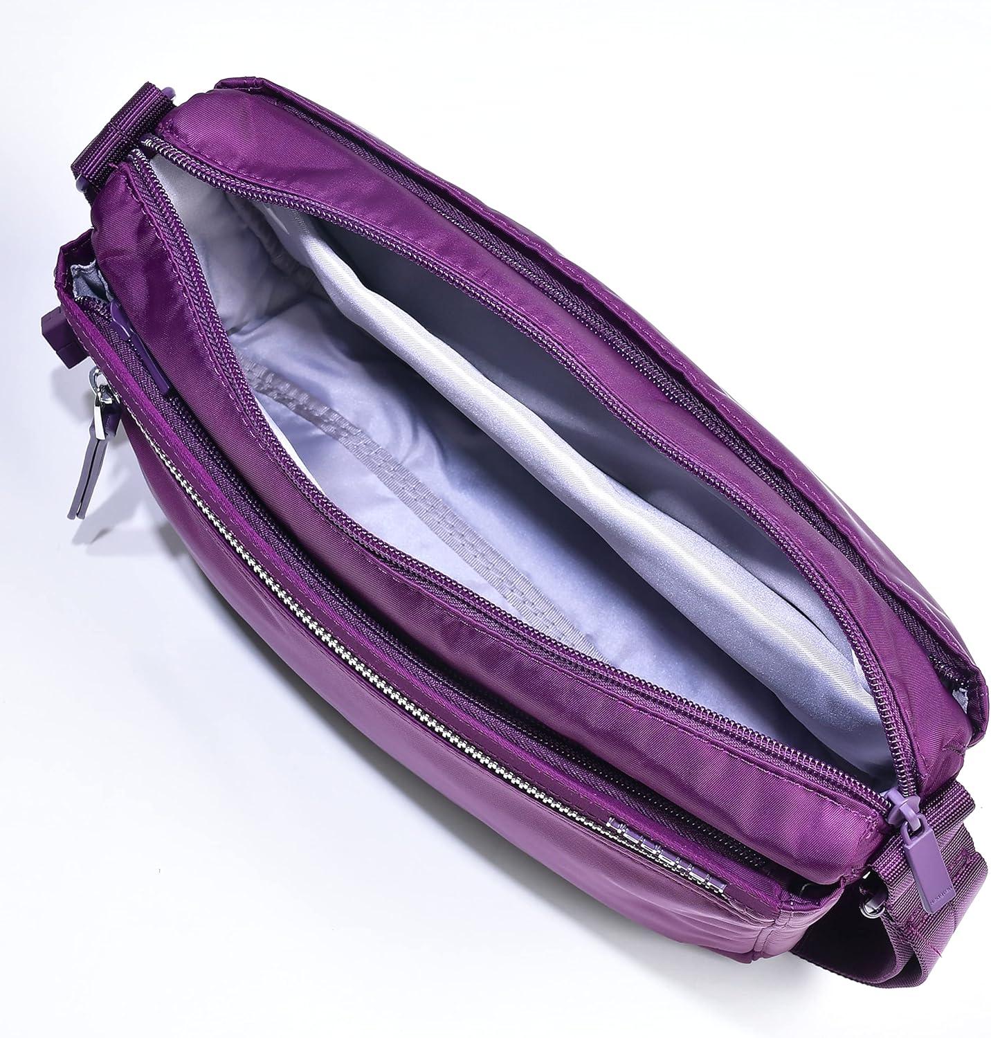 image:imageHedgren Womens Eye M Shoulder Bag Tablet Pocket RFID Blocking One SizeDeep Velvet