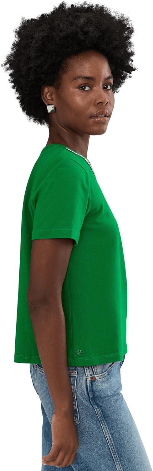 image:imageLilly Pulitzer Womens Clairmont Rhinestone KnitBamboo Green