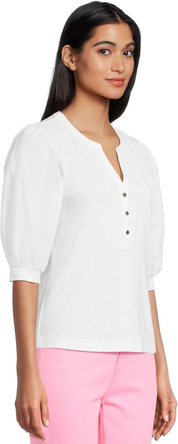 image:imageLilly Pulitzer Womens Ronson Knit TopResort White