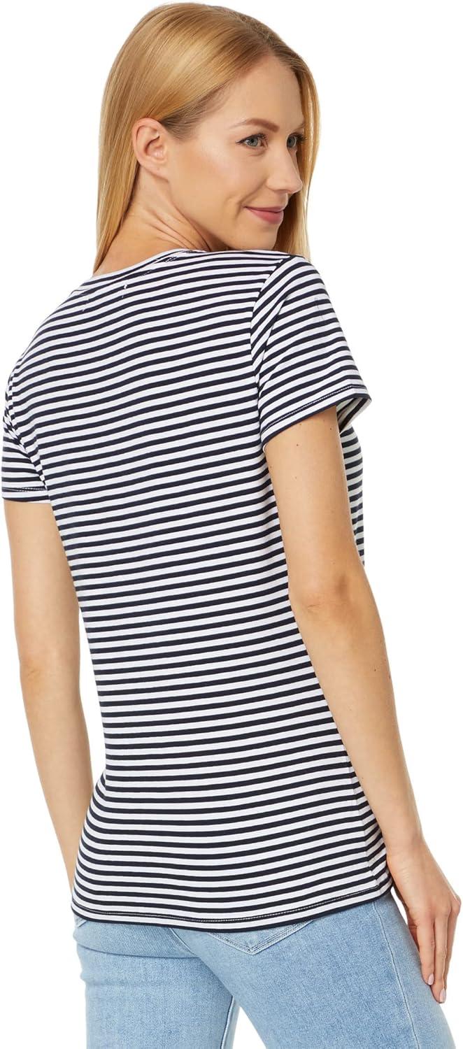 image:imageUS POLO ASSN Stripe Crew Neck Tee Black LG