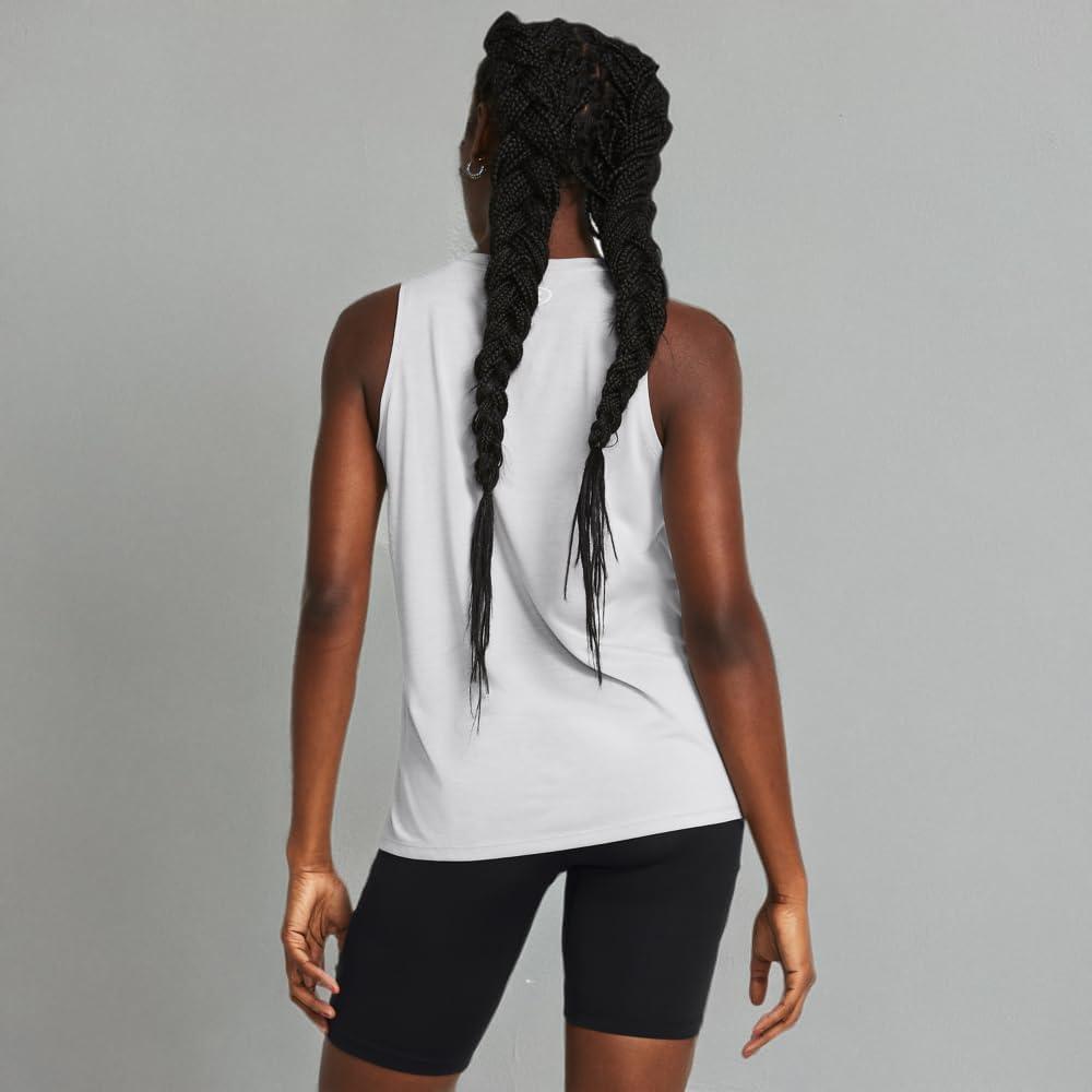 image:imageUnder Armour Womens Tech Twist Tank Top014 Halo Gray White White