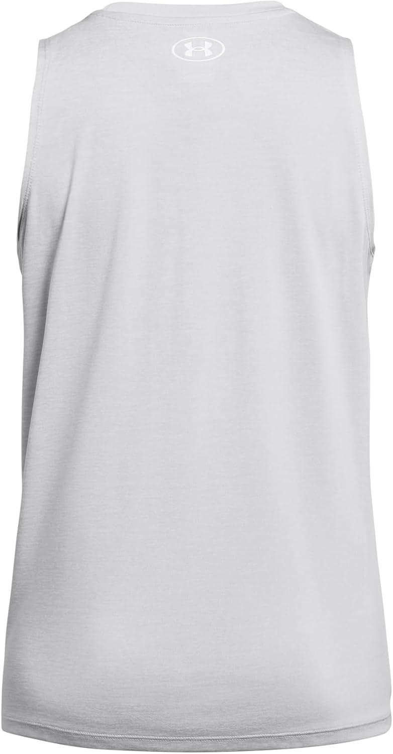 image:imageUnder Armour Womens Tech Twist Tank Top014 Halo Gray White White