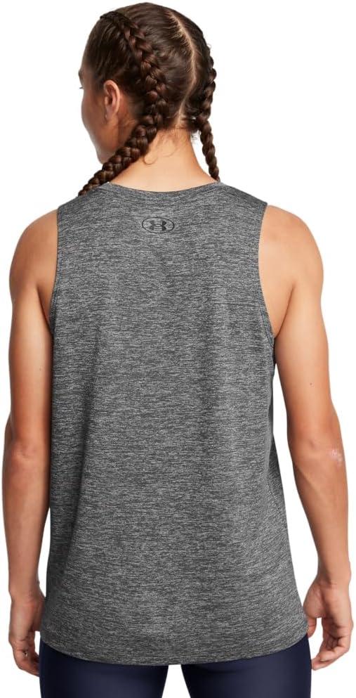 image:imageUnder Armour Womens Tech Twist Tank Top025 Castlerock Black