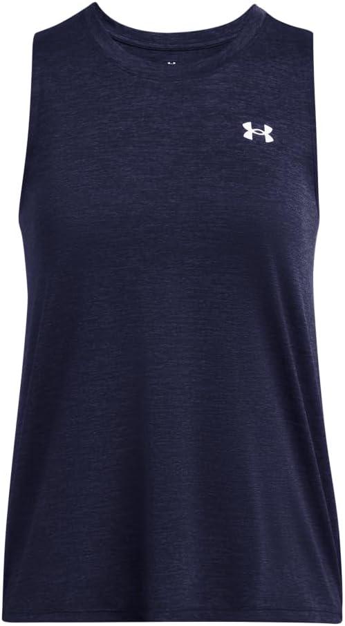 image:imageUnder Armour Womens Tech Twist Tank Top410 Midnight Navy White