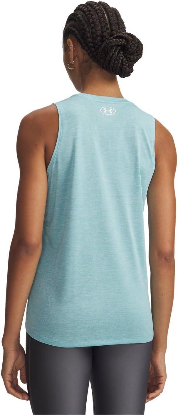 image:imageUnder Armour Womens Tech Twist Tank Top425 Blue Haze White