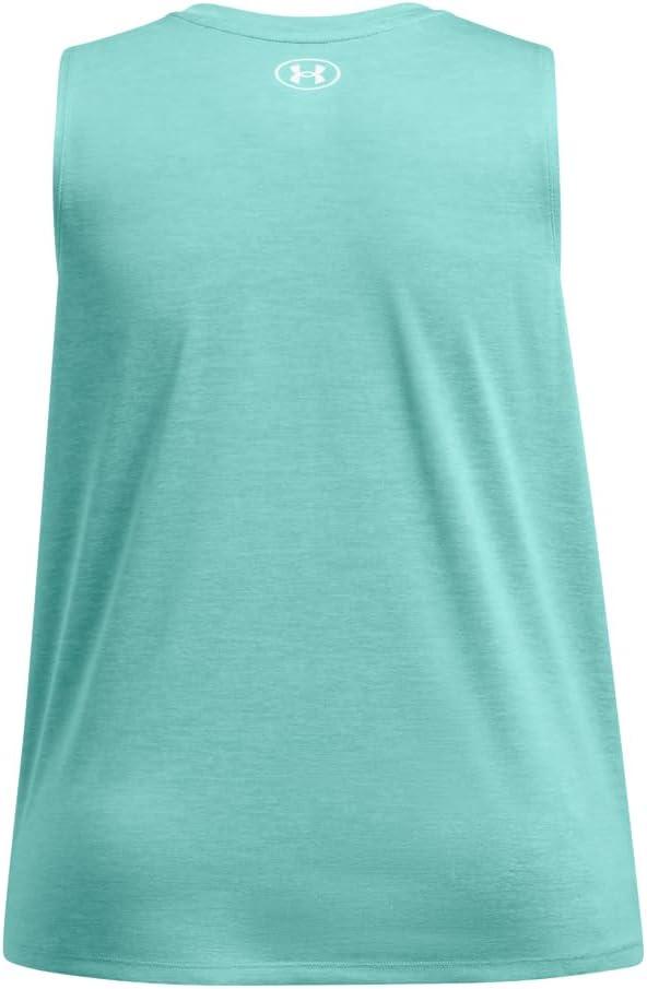 image:imageUnder Armour Womens Tech Twist Tank Top482 Radial Turquoise White