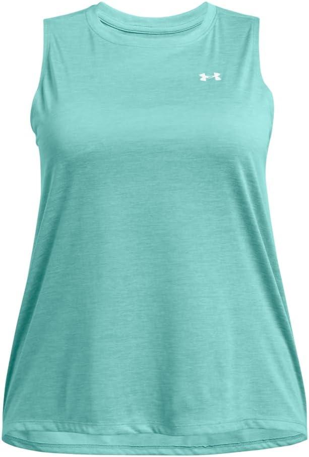 image:imageUnder Armour Womens Tech Twist Tank Top482 Radial Turquoise White