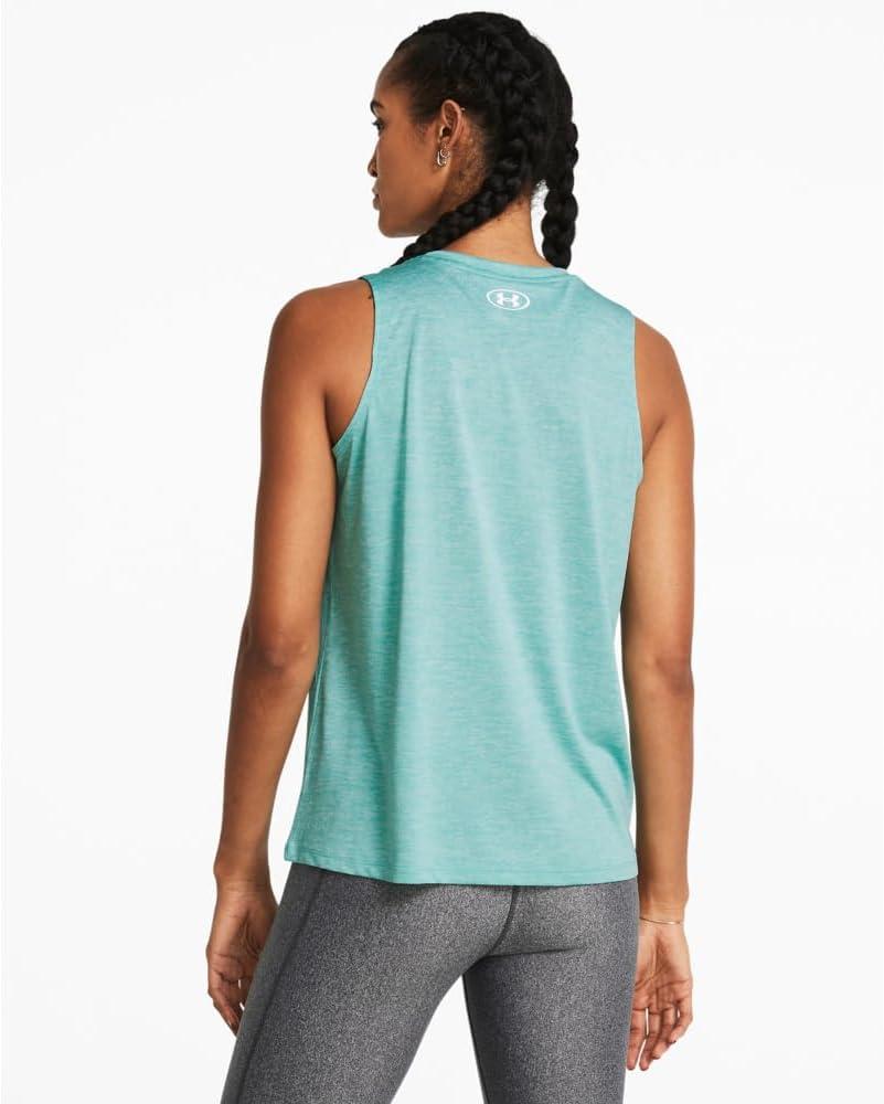image:imageUnder Armour Womens Tech Twist Tank Top482 Radial Turquoise White White