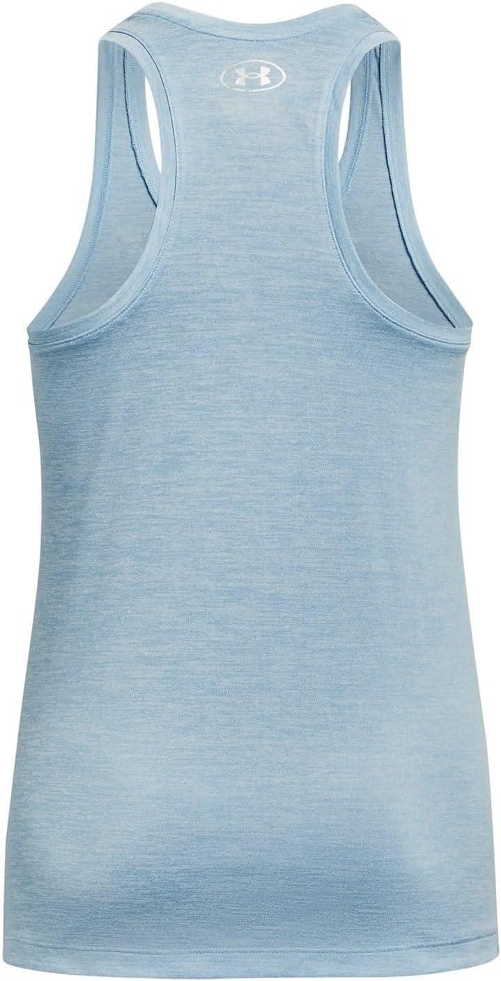 image:imageUnder Armour Womens Tech Twist Tank Top490 Blizzard White Metallic Silver