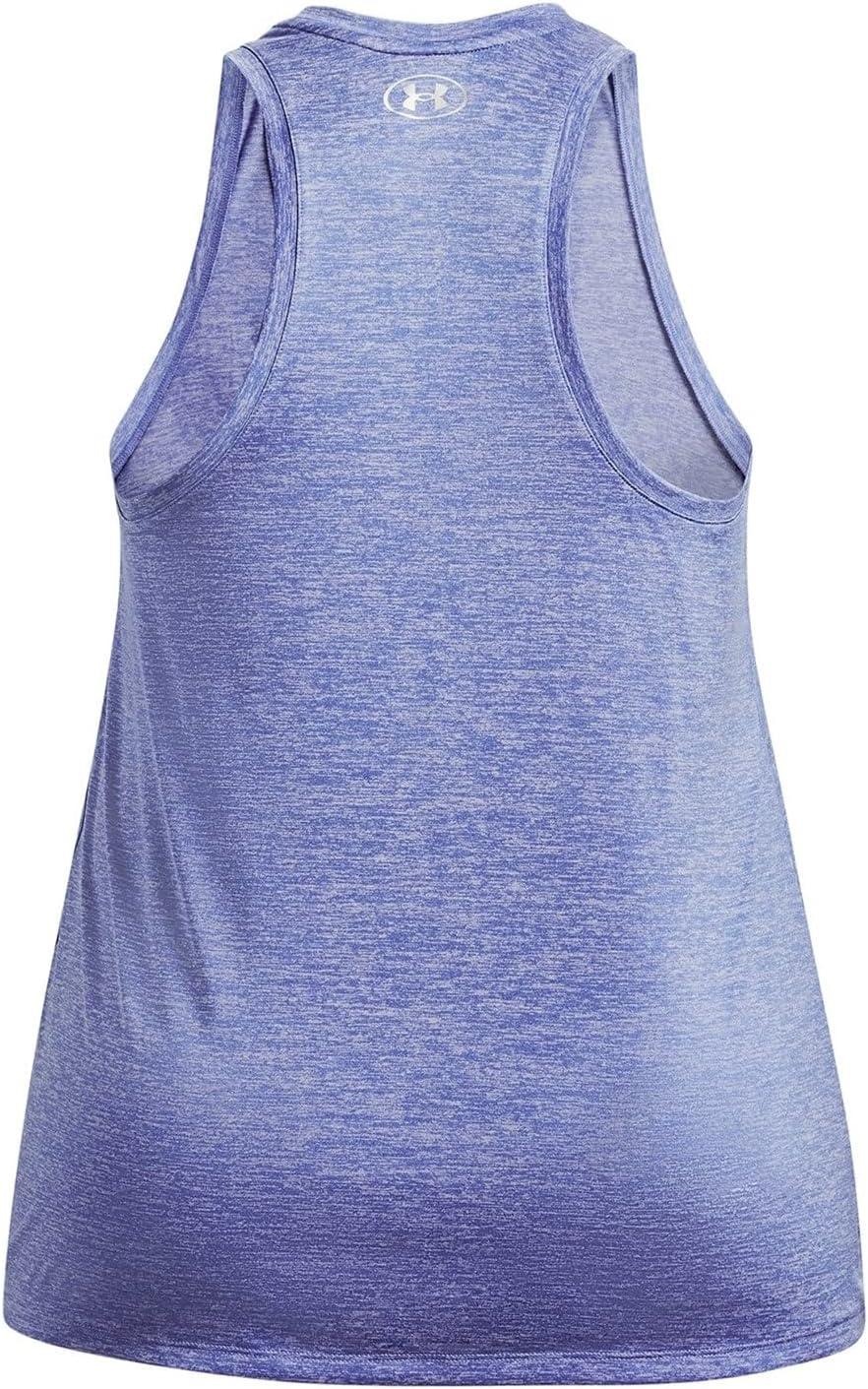 image:imageUnder Armour Womens Tech Twist Tank Top495 Baja Blue Nebula Purple Metallic Silver
