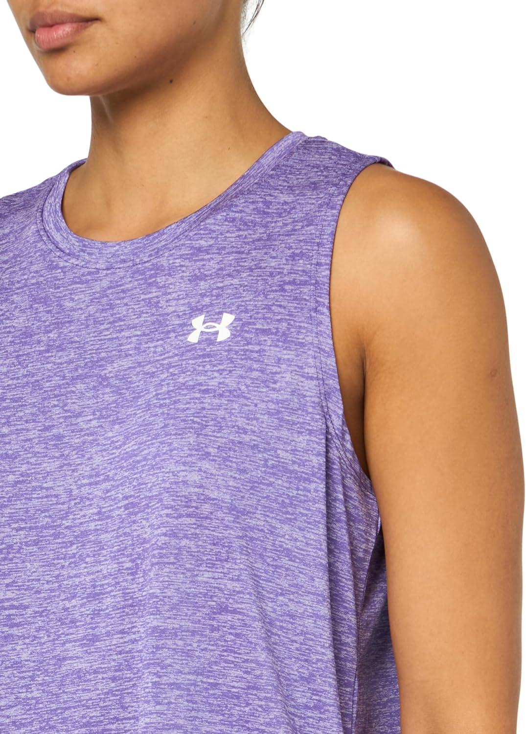 image:imageUnder Armour Womens Tech Twist Tank Top525 Lavish White