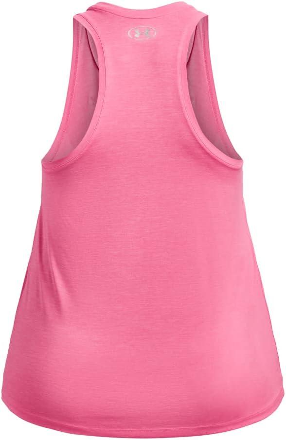 image:imageUnder Armour Womens Tech Twist Tank Top640 Pink Punk Metallic Silver
