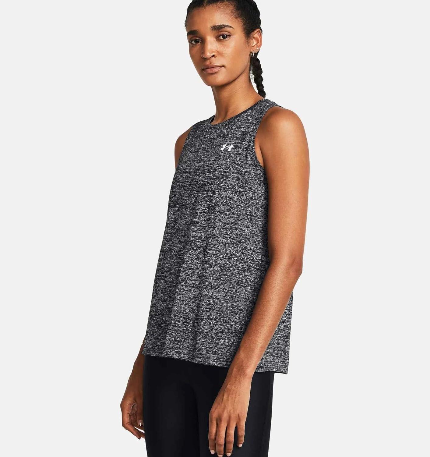 image:imageUnder Armour Womens Tech Twist Tank Top647 Prime Pink White