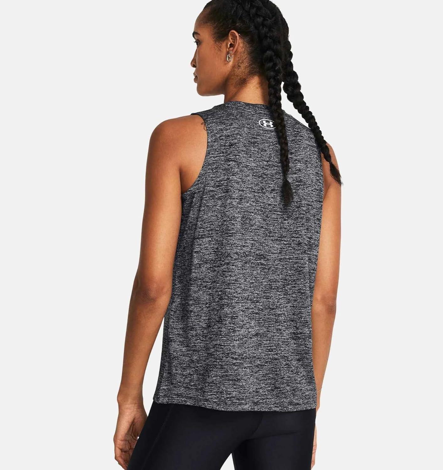 image:imageUnder Armour Womens Tech Twist Tank Top647 Prime Pink White