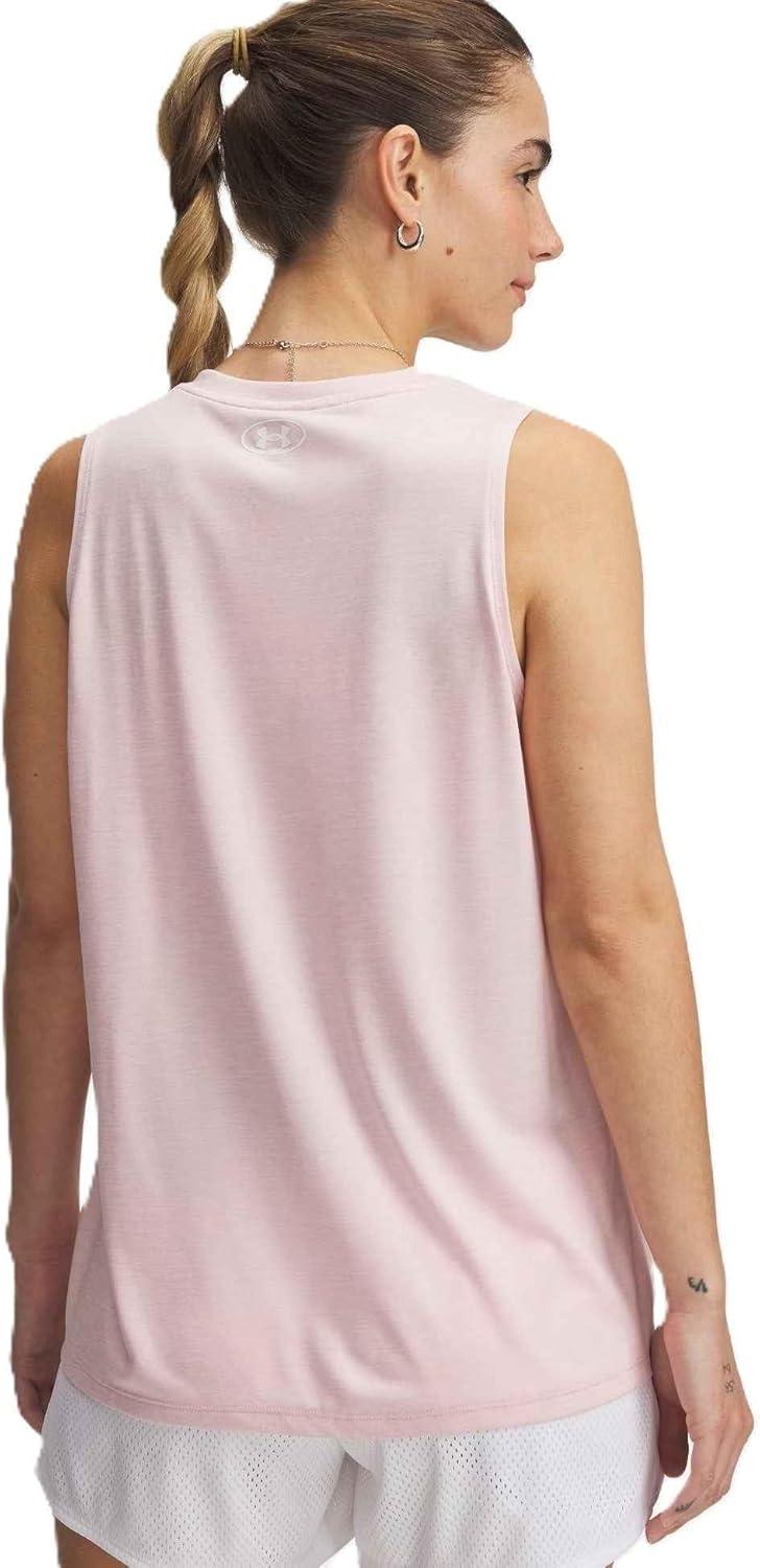 image:imageUnder Armour Womens Tech Twist Tank Top647 Prime Pink White