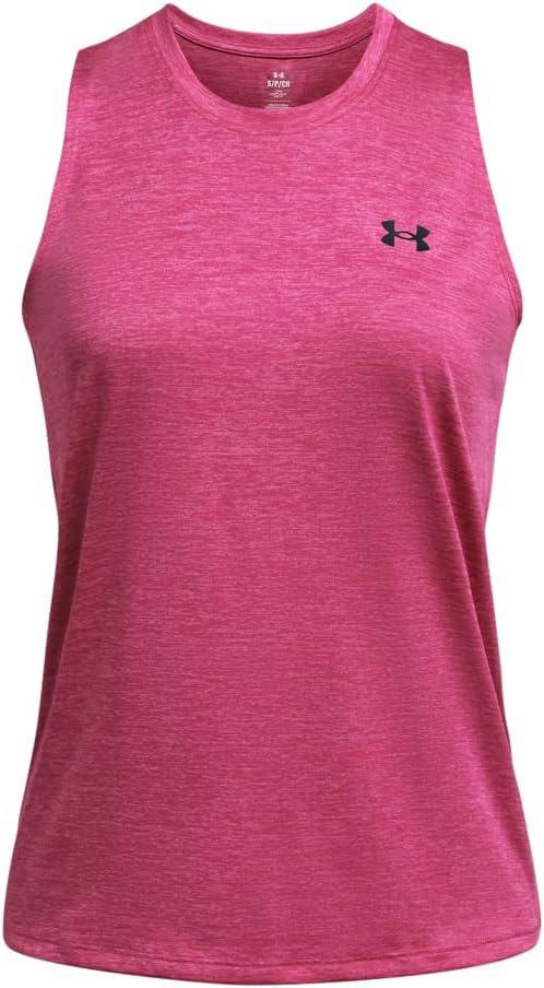 image:imageUnder Armour Womens Tech Twist Tank Top686 Astro Pink Pink Edge Black