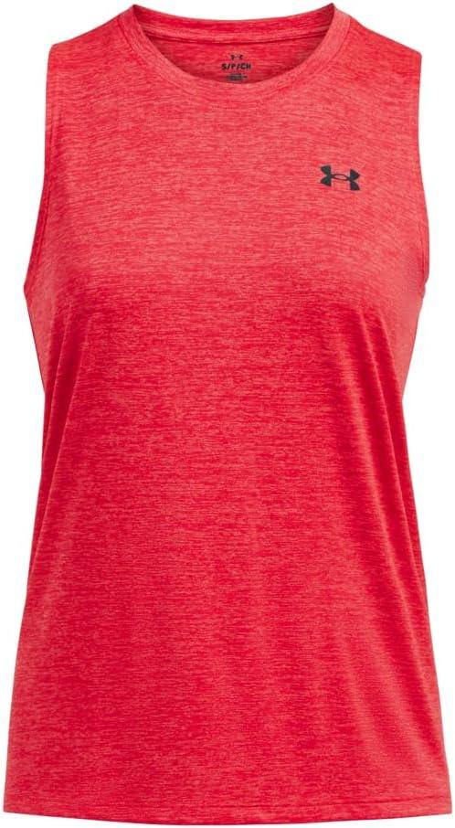 image:imageUnder Armour Womens Tech Twist Tank Top713 Racer Red Black