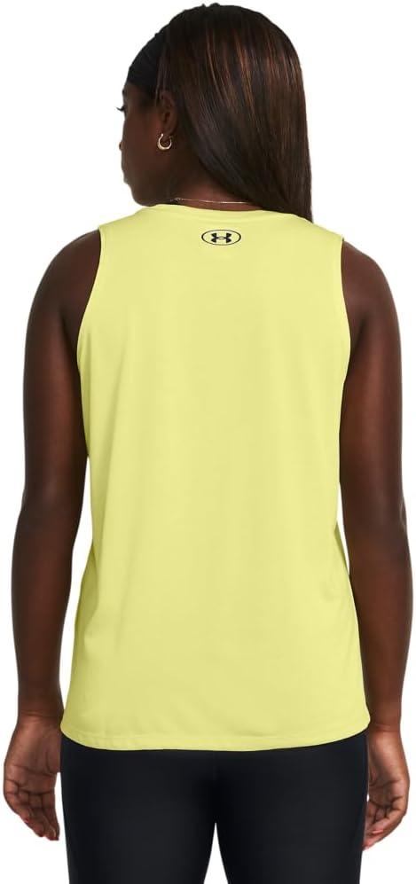 image:imageUnder Armour Womens Tech Twist Tank Top727 Sonic Yellow White Black