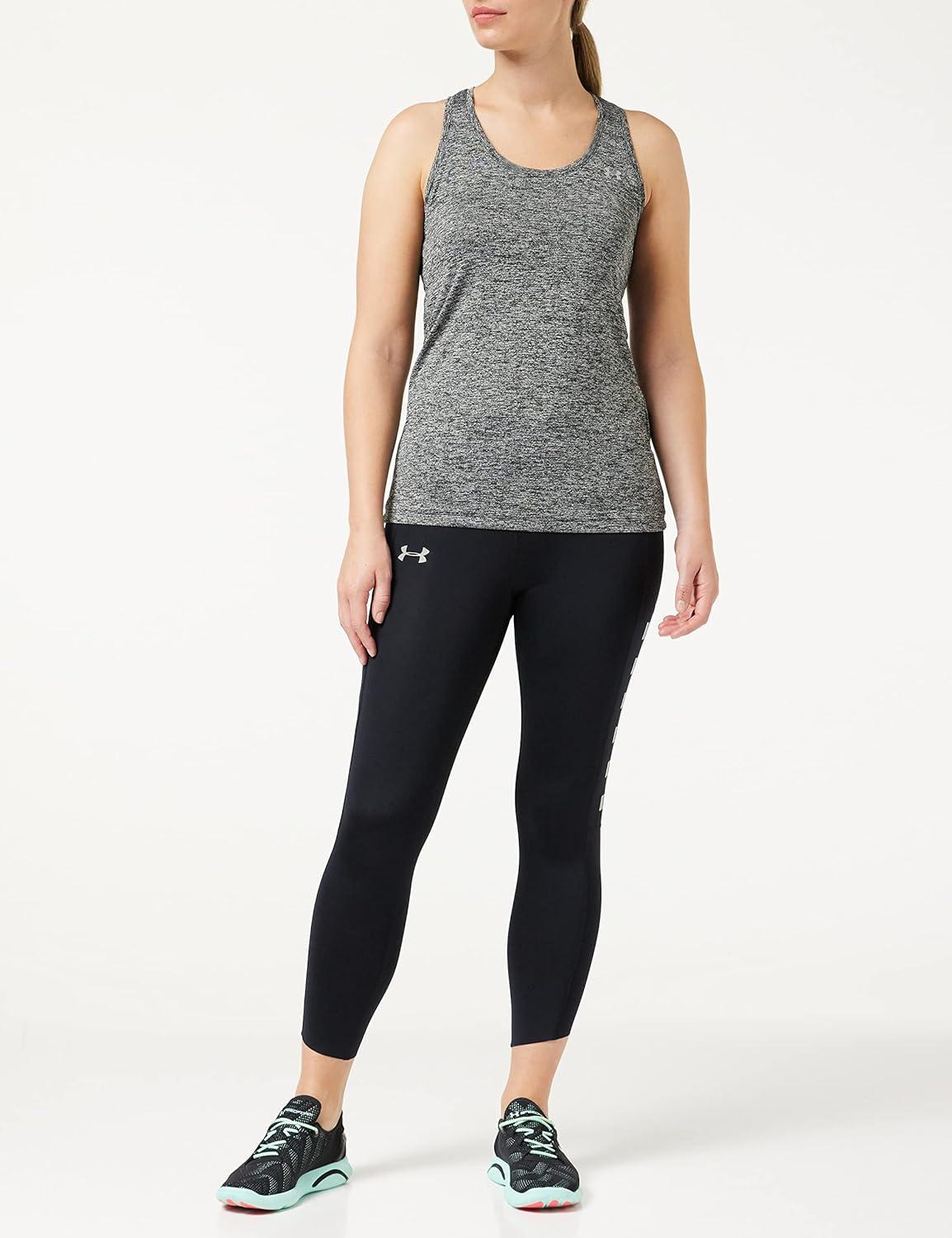 image:imageUnder Armour Womens Tech Twist Tank TopBlack Metallic Silver